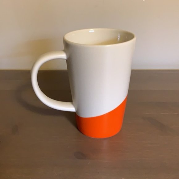 David’s Tea Orange and Cream Ceramic Mug - Picture 4 of 7